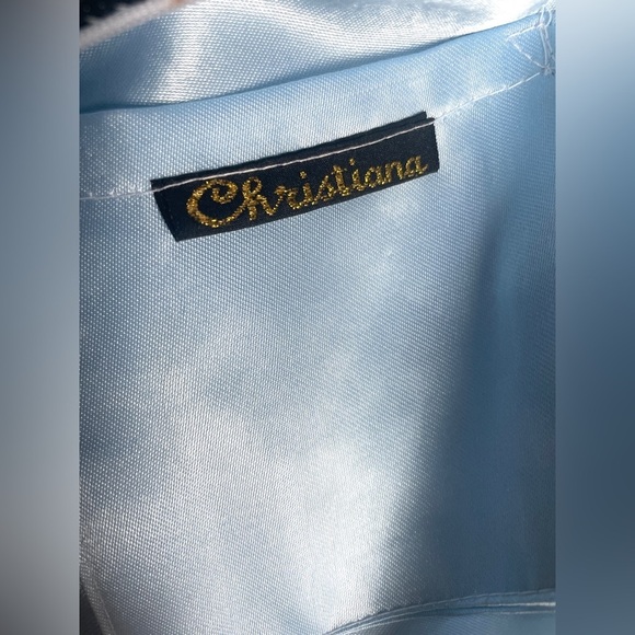 Funky Y2K Vintage Christiana Hand Beaded Zebra Print & Blue Square Crossbody Bag - Picture 8 of 14